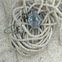 طناب و قرقره و کلنگ چاه کنی