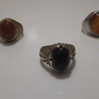 انگشتر عقیق(فروش به صورت تکی و همه با هم)