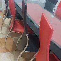 فروش میز ناهار خوری ۱۰ نفره با صندلی ها|میز و صندلی غذاخوری|کرج, ساسانی (قلمستان)|دیوار