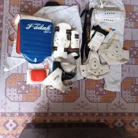 لوازم کامل تکواندو همراه با لباس کبریتی اصل