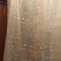 پرده حریر شیری رنگ ودو عدد والان  پرده اتاق خواب|پرده، رانر، رومیزی|تهران, جمال‌زاده|دیوار