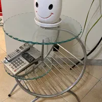 میز تلفن ۲طبقه و میز عسلی و میز بزرگ وسط