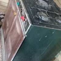 گاز ۵شعله  دودرب کمد دار