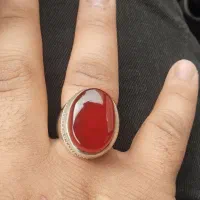 انگشتر عقیق درشت