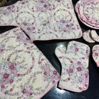 ست دمکنی ۱۱ تیکه|سفره، حوله، دستمال آشپزخانه|تهران, نیروی هوایی (پیروزی)|دیوار