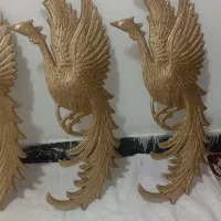 مجسمه اهنی طاوس مناسب درب