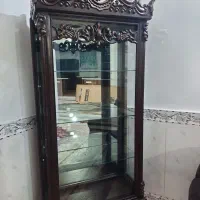 ویترین سالم چوب گردو