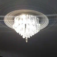 لوستر ۴ تیکه تمیز سالم