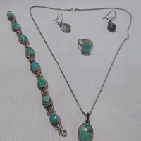 سرویس نقره و فیروزه
