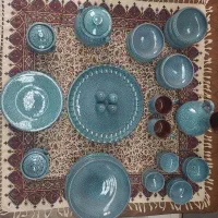 سرویس غذا خوری سفالی ۶ نفره ۴۳ پارچه.کاملا نو
