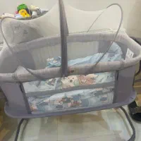 تخت برقی هیپ بلوتوث دار و کالسکه کریر مدل اسپرینگ|کالسکه و لوازم جانبی|چهاردانگه (تهران), |دیوار