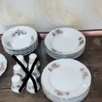 ظروف گل قرمزوملامین