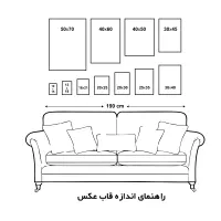 قاب عکس 7 تکه مشکی|تابلو، نقاشی، عکس|هشتگرد, فاز ۳ مهستان|دیوار