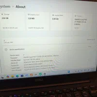 لپ تاپ دل نسل 8 core i7 رم8 SSD 7480
