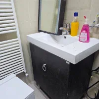 ست اینه و کشو مشکی بدون روشویی|لوازم سرویس بهداشتی|اصفهان, چرخاب|دیوار