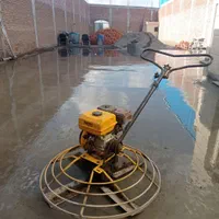 بتن ریزی کف وسقف با ماله پروانه ای با لیز روز