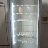 فریزر ایستاده ویترینی تک درب