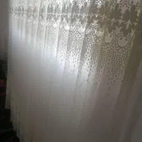 2 تا پرده درحدنو با آستر و چوب پرده