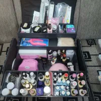 کیف کامل لوازم نو کاشت ژل و پودر ناخن