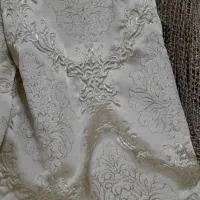 پرده گیپور دانتل ترک همراه یک عدد والان گلبرجسته|پرده، رانر، رومیزی|تهران, آهنگ|دیوار