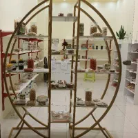 شلف استند فلزی چوبی