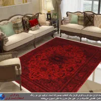 ست فرش قرمز با مبل/ فرش لاکی/کد۹۹|فرش|قشم, |دیوار