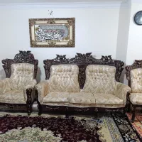 مبل ۹ نفره سلطنتی|مبلمان خانگی و میز عسلی|تهران, جوانمردان (اندیشه)|دیوار
