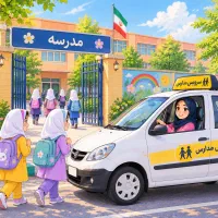 راننده خانم سرویس مدرسه
