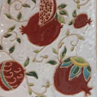 مینا،کاری، زیر،لعابی نقاشی