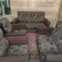 مبل هفت نفره کاملا سالم|مبلمان خانگی و میز عسلی|رشت, جماران|دیوار