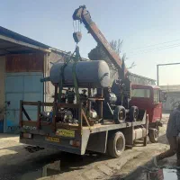 کمپرسور پمپ باد برقی دیزل حفاری چاه عمیق مغنی مقنی