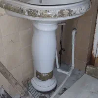 روشویی به همراه آینه