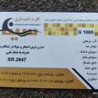 کارت استخر سینا