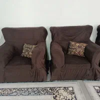 مبل هفت نفره با روکش|مبلمان خانگی و میز عسلی|خلخال, |دیوار