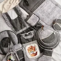 دوخت سرویس آشپزخانه و فروش الگو|سفره، حوله، دستمال آشپزخانه|سبزوار, قاضی زاد|دیوار