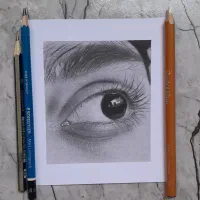 طراحی سیاهقلم|تابلو، نقاشی، عکس|ماهدشت, |دیوار