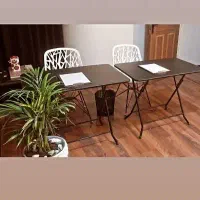 میز تاشو و صندلی