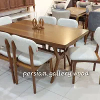 دلویانو میز ناهار خوری کراواتی نئوکلاسیک کارنلیا|میز و صندلی غذاخوری|تهران, خواجه نظام الملک|دیوار