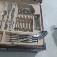سرویس قاشق چنگال ۱۸ نفره|ظروف سرو و پذیرایی|کرج, خرمدشت|دیوار