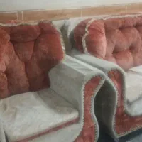 مبل هفت نفره سالم ب همراه یک میز|مبلمان خانگی و میز عسلی|زاهدان, |دیوار