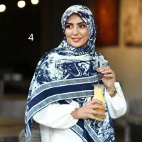 روسری پاییزه طرح جنگل