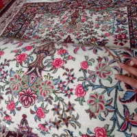 قالی دستباف ابریشمی یک ذرع ونیم
