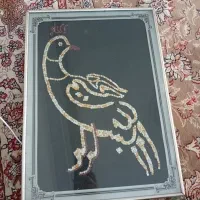 تابلو پولک دوزی کاردست بسم الله الرحمن الرحیم