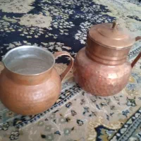 دو عدد تنگ مسی|ظروف پخت‌وپز|خرم‌آباد, |دیوار