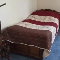 ۲ عدد تخت با دراور و آینه(تمام چوب)