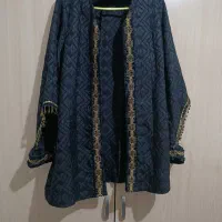 مانتو مشکی مجلسی ژاکارد