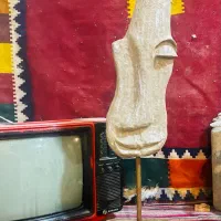 استند پاپیه دکوری ماشه پایه پایه چوبی