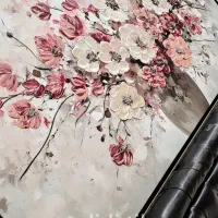 تابلو نقاشی بوم طرح گلوگلدون کد۲۳۵ سایزبزرگ|تابلو، نقاشی، عکس|تهران, دستغیب|دیوار