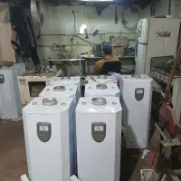 آبگرمکن دیواری منبعی ورق۴لوله گالوانیزه دستگاه نو