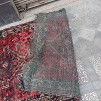 فرش  ۴  متری قدیمی عتیقه با عروس هلندی|فرش|یزد, |دیوار